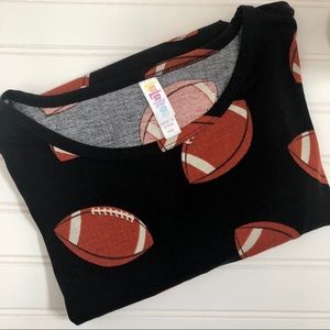 NWOT - LuLaRoe Football Irma Tunic - XXS